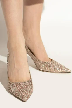 Jimmy Choo RÓŻOWY Buty na obcasie `Love`