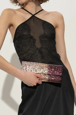 Jimmy Choo RÓŻOWY Kopertówka `Sweetie`