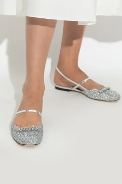 Jimmy Choo SREBRNY Buty `Belinda`