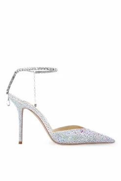 Jimmy Choo SREBRNY Buty na obcasie ‘Saeda’