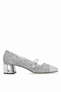 Jimmy Choo SREBRNY Buty na obcasie `Elisa`
