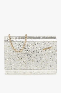 Jimmy Choo SREBRNY Kopertówka ‘Candy’