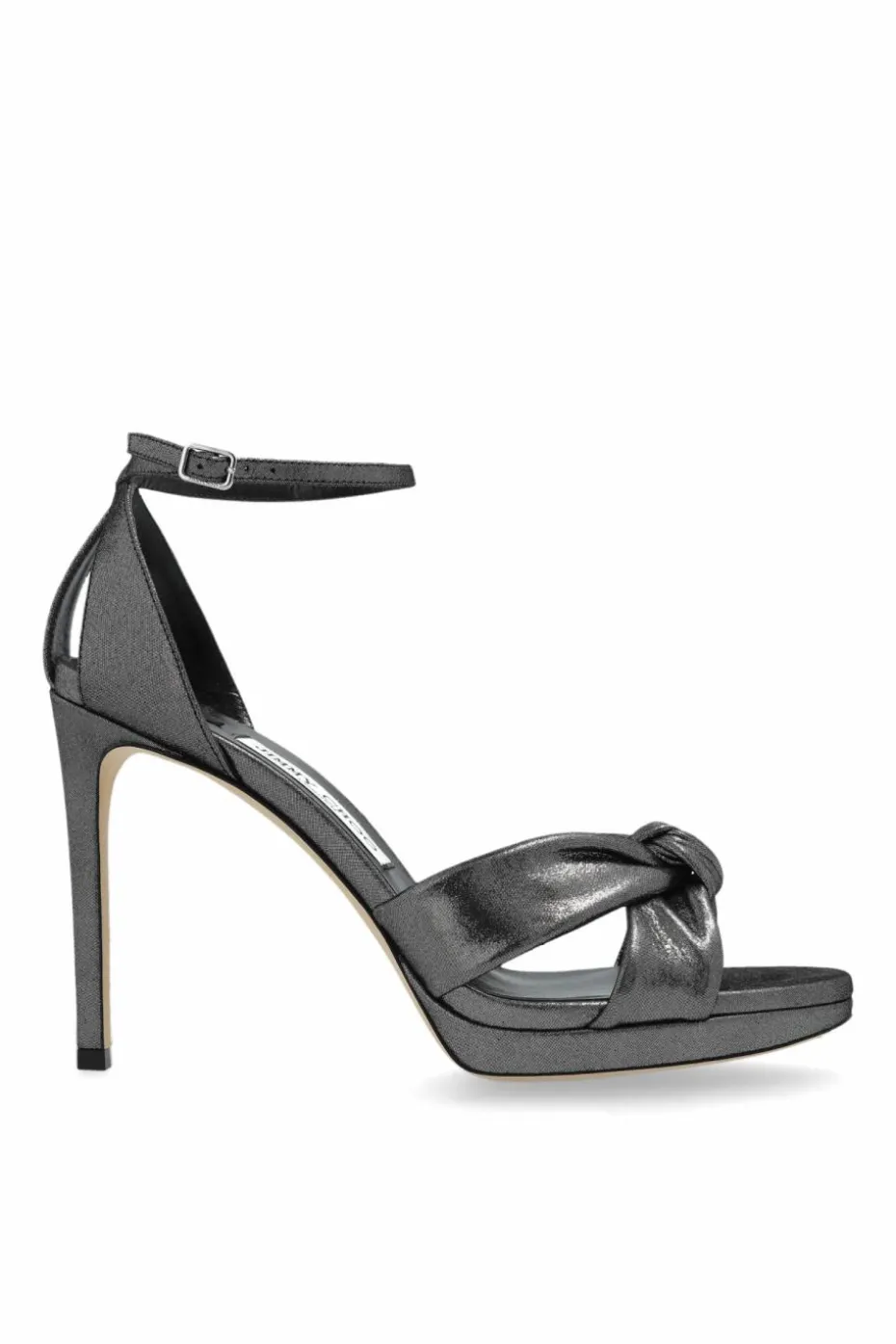Jimmy Choo SREBRNY Sandały na platformie `Rosie`