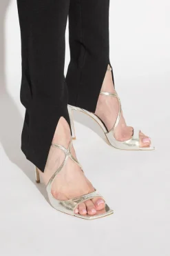 Jimmy Choo SREBRNY Sandały na obcasie ‘Azia’