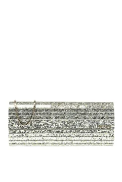 Jimmy Choo SREBRNY Torba na ramię ‘Sweetie’