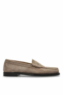 Jimmy Choo SZARY Zamszowe buty `Ethan` typu `loafers`