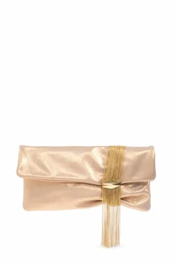 Jimmy Choo ZŁOTY Kopertówka `Zandra`