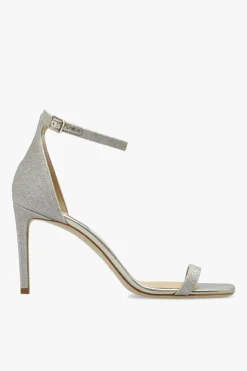 Jimmy Choo ZŁOTY Sandały na obcasie ‘Alva’