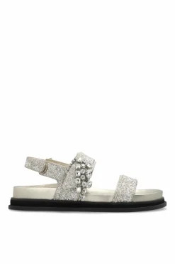 Jimmy Choo ZŁOTY Sandały `Verity`