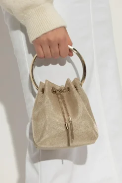 Jimmy Choo ZŁOTY Torba do ręki `Bon Bon`