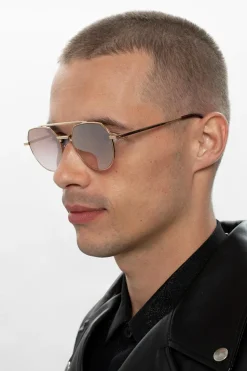 John Dalia ZŁOTY Okulary przeciwsłoneczne ‘James’