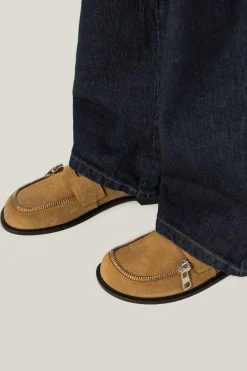 JW Anderson BRĄZOWY Skórzane buty