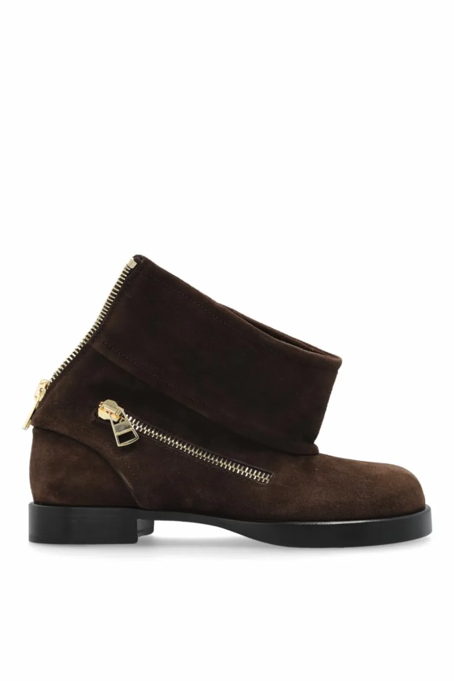 JW Anderson BRĄZOWY Zamszowe botki