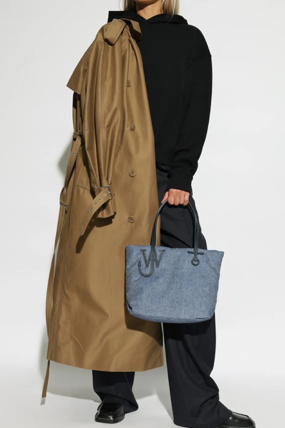 JW Anderson CZARNY Bluza z logo