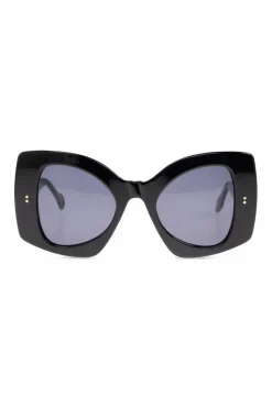 JW Anderson CZARNY Okulary przeciwsłoneczne