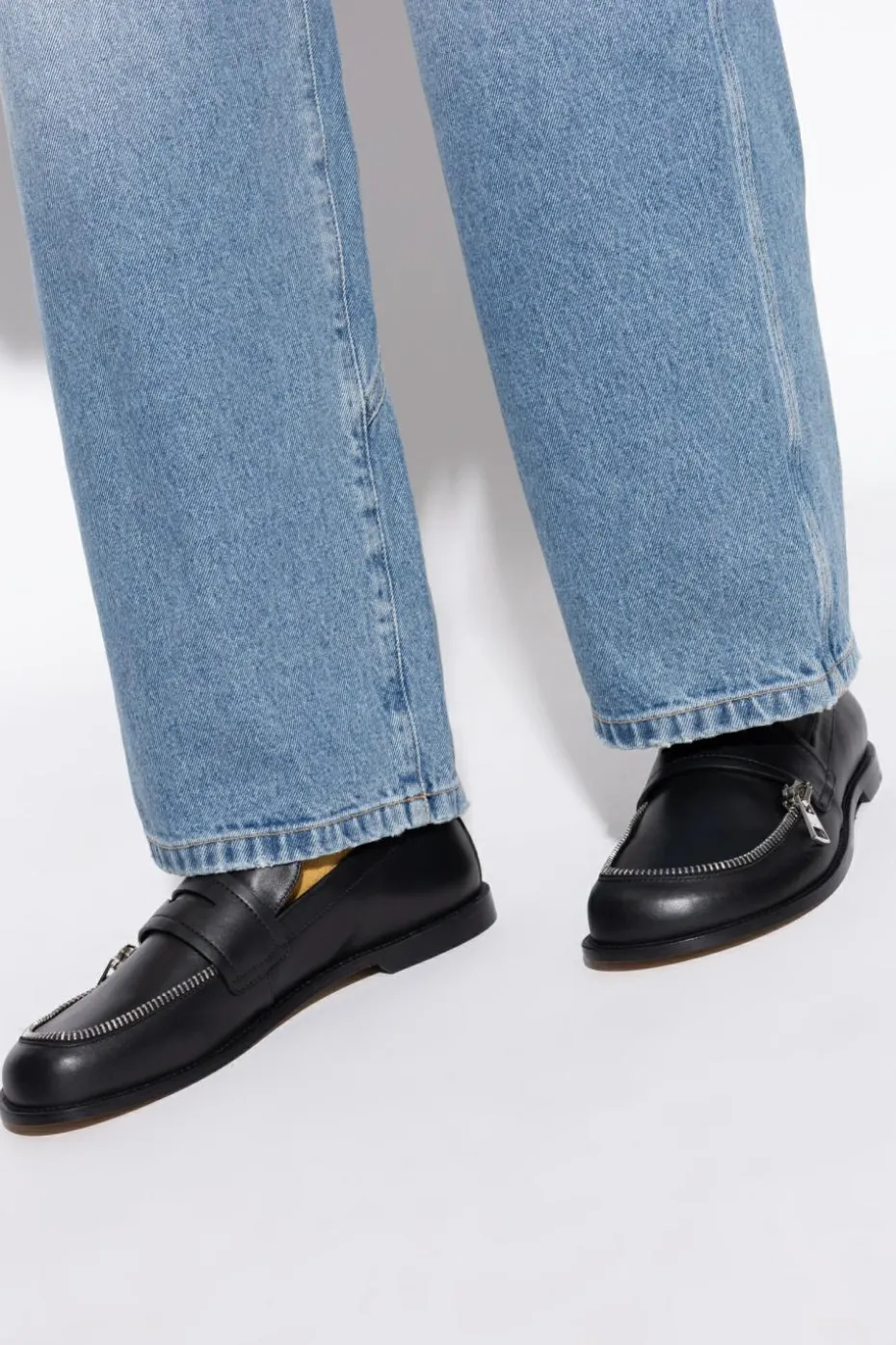 JW Anderson CZARNY Skórzane buty