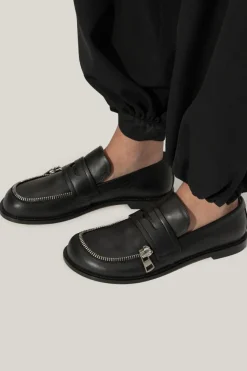 JW Anderson CZARNY Skórzane buty