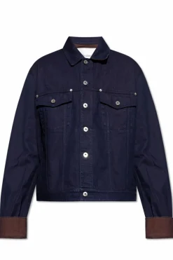 JW Anderson GRANATOWY Jeansowa kurtka