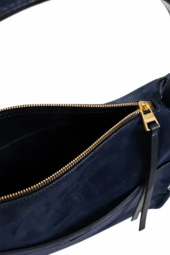 JW Anderson GRANATOWY Torba na ramię `Loafer Medium`