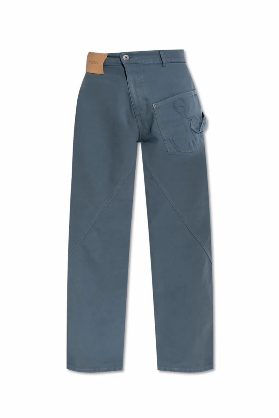 JW Anderson NIEBIESKI Jeansy z logo