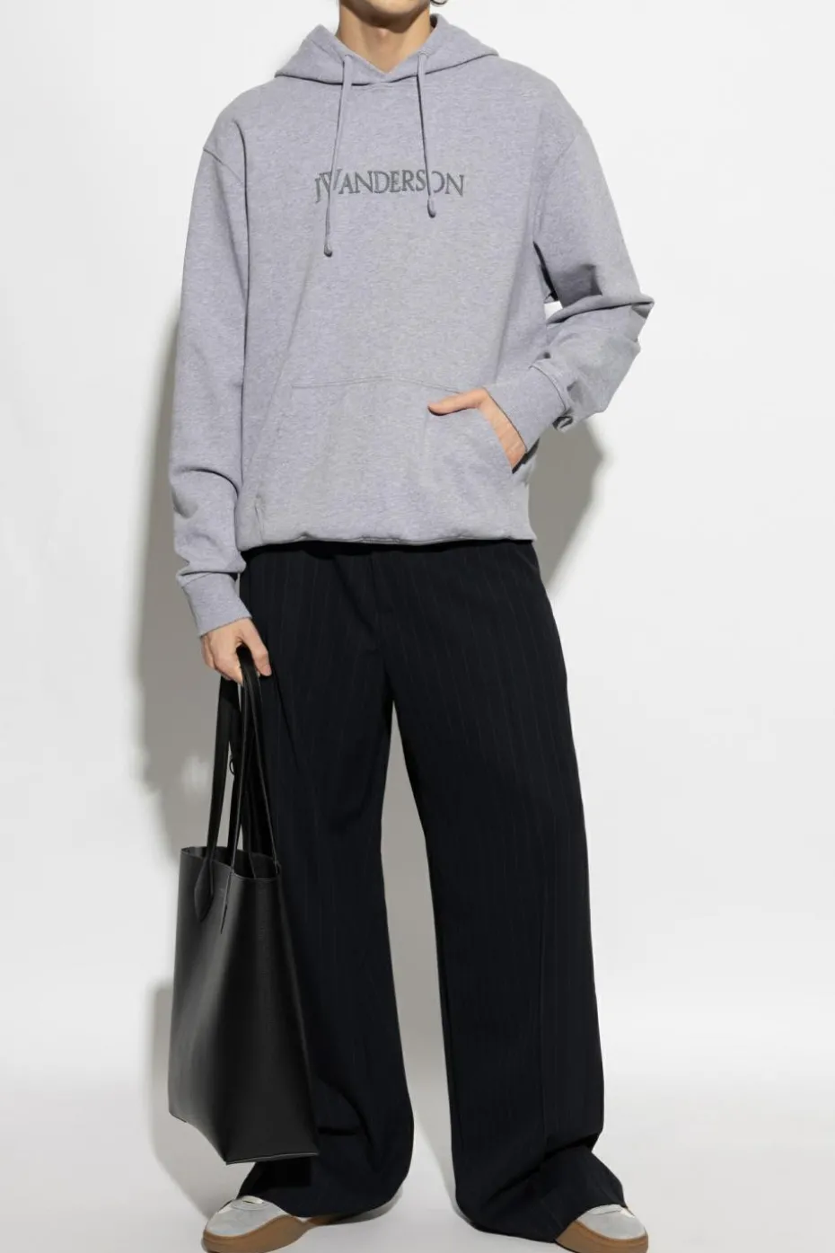 JW Anderson SZARY Bluza z logo