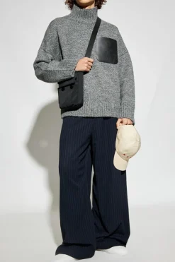 JW Anderson SZARY Wełniany golf