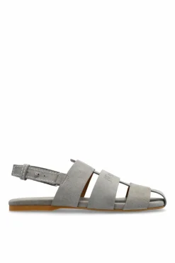 JW Anderson SZARY Zamszowe sandały