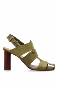 JW Anderson ZIELONY Sandały na obcasie