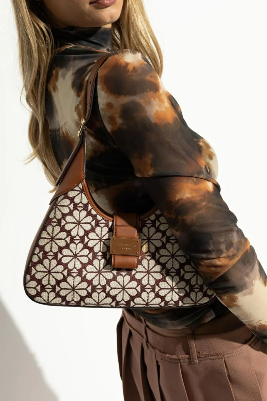 Kate Spade BORDO Torba na ramię `Spade Flower Small`