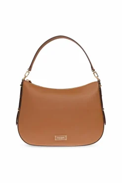 Kate Spade BRĄZOWY Skórzana torba na ramię