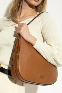 Kate Spade BRĄZOWY Skórzana torba na ramię