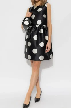 Kate Spade CZARNY Sukienka w grochy