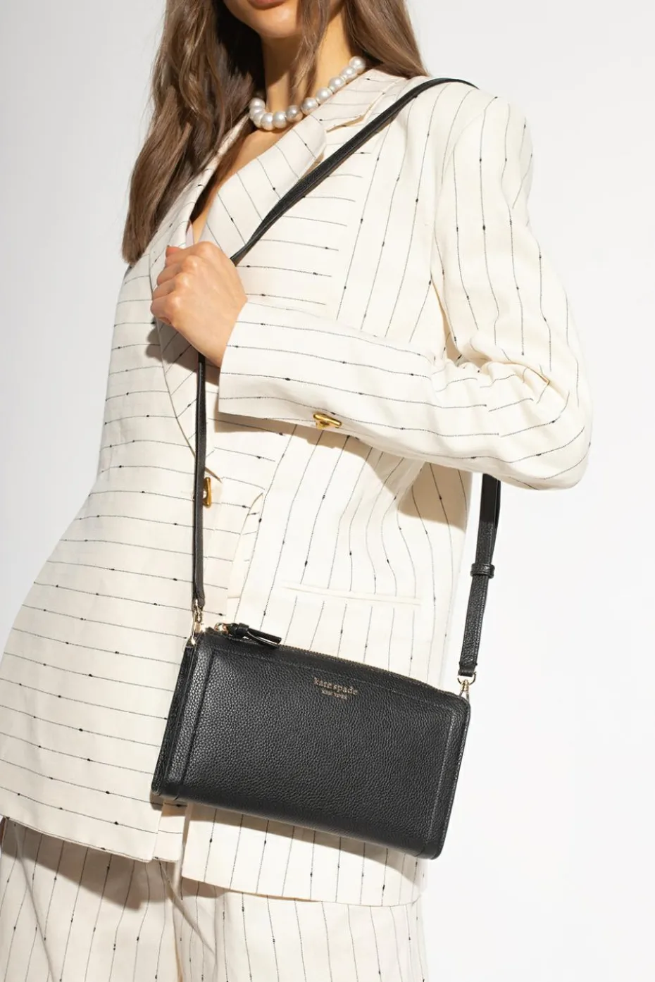 Kate Spade CZARNY Torba na ramię 'Knott Small'