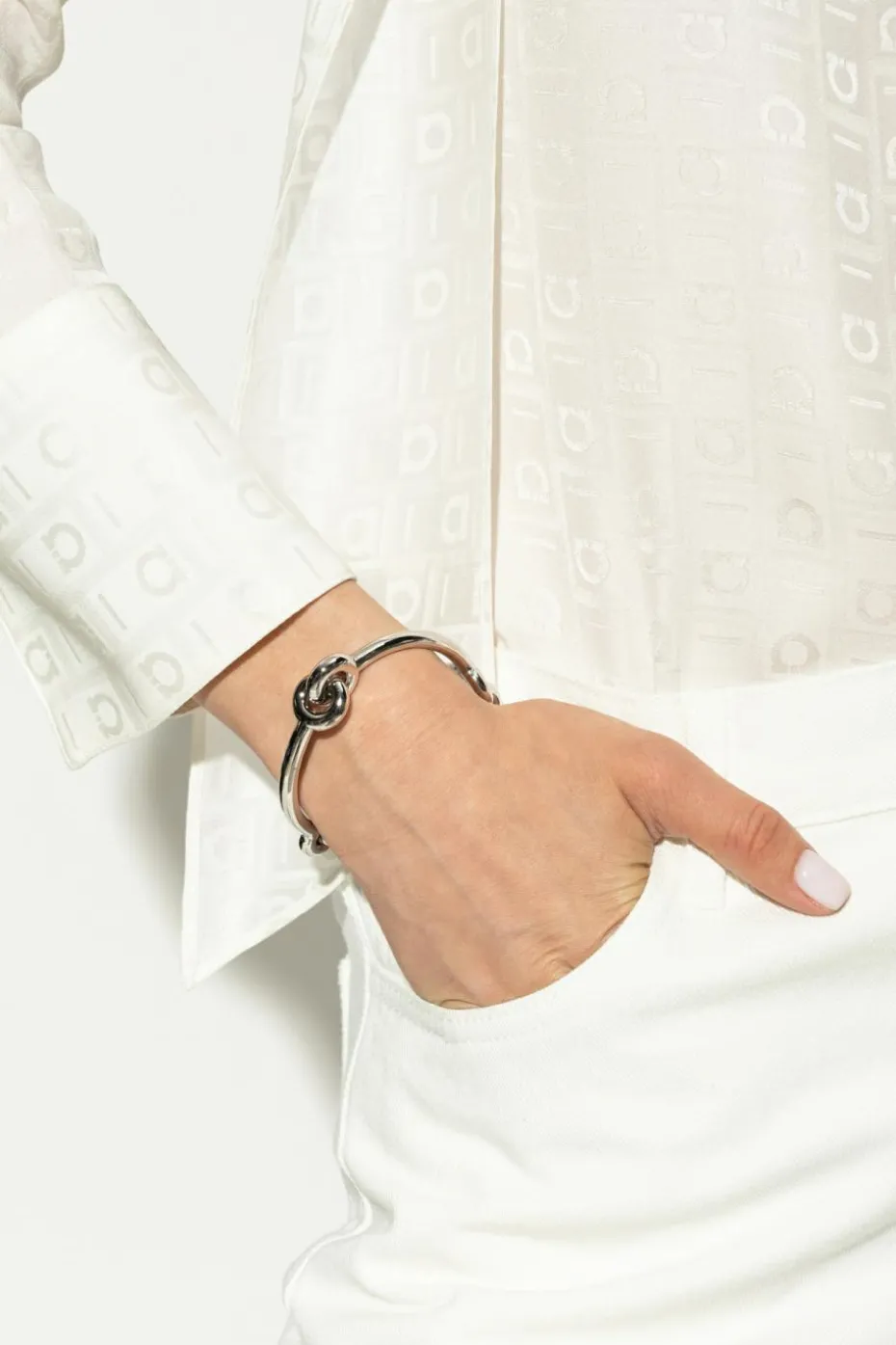 Kate Spade SREBRNY Mosiężna bransoleta