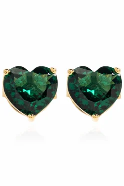 Kate Spade ZIELONY Mosiężne kolczyki