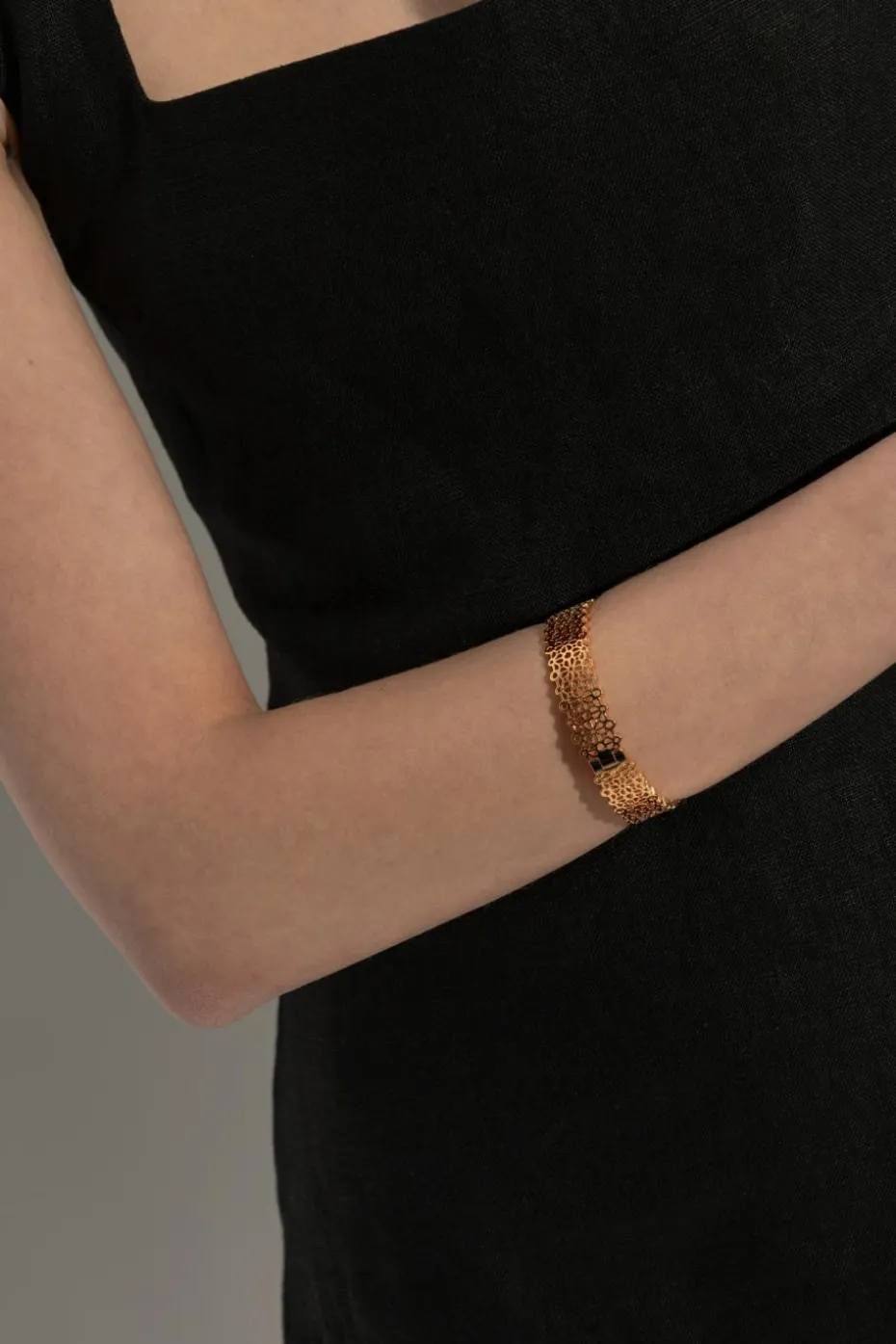 Kate Spade ZŁOTY Mosiężna bransoleta