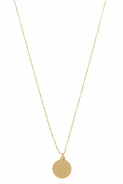 Kate Spade ZŁOTY Naszyjnik z zawieszką `N`