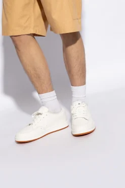 Kenzo BIAŁY Skórzane buty sportowe