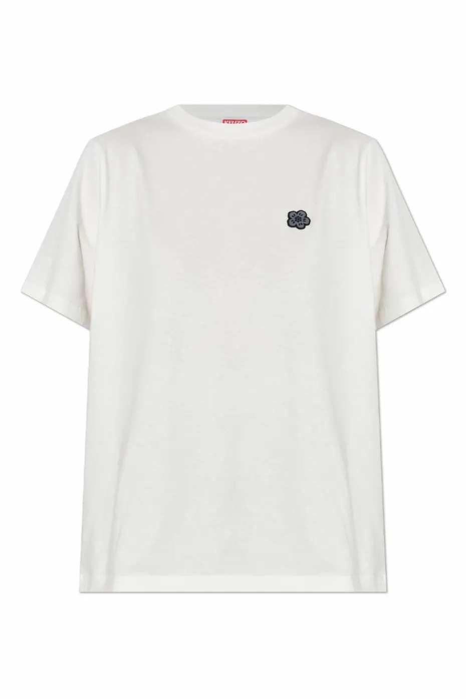 Kenzo BIAŁY T-shirt z naszywką