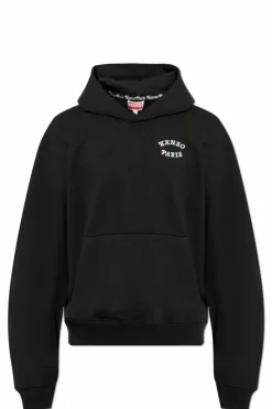 Kenzo CZARNY Bluza z kapturem