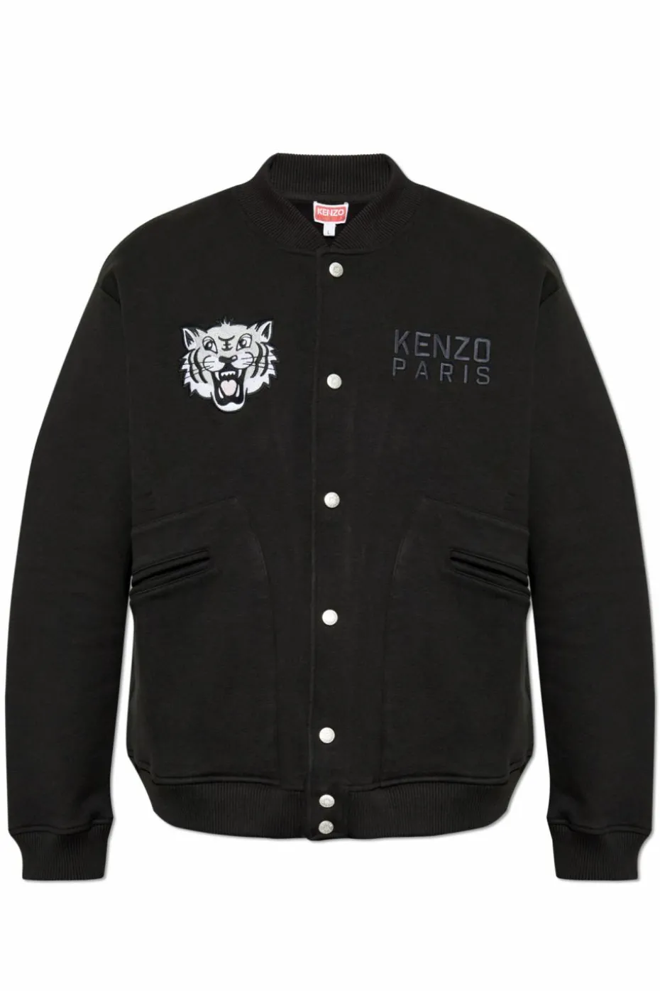Kenzo CZARNY Bluza z motywem tygrysa