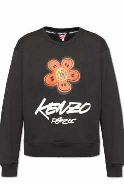 Kenzo CZARNY Bluza z nadrukiem