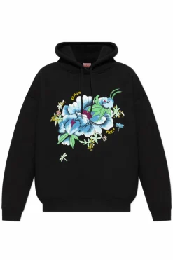 Kenzo CZARNY Bluza z nadrukiem