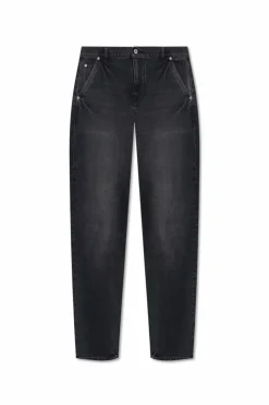 Kenzo CZARNY Jeansy z logo