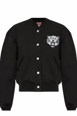 Kenzo CZARNY Kurtka z logo