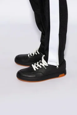 Kenzo CZARNY Skórzane buty sportowe
