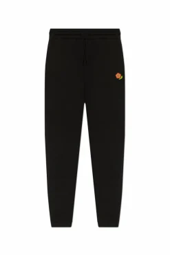 Kenzo CZARNY spodnie dresowe z naszywką z logo
