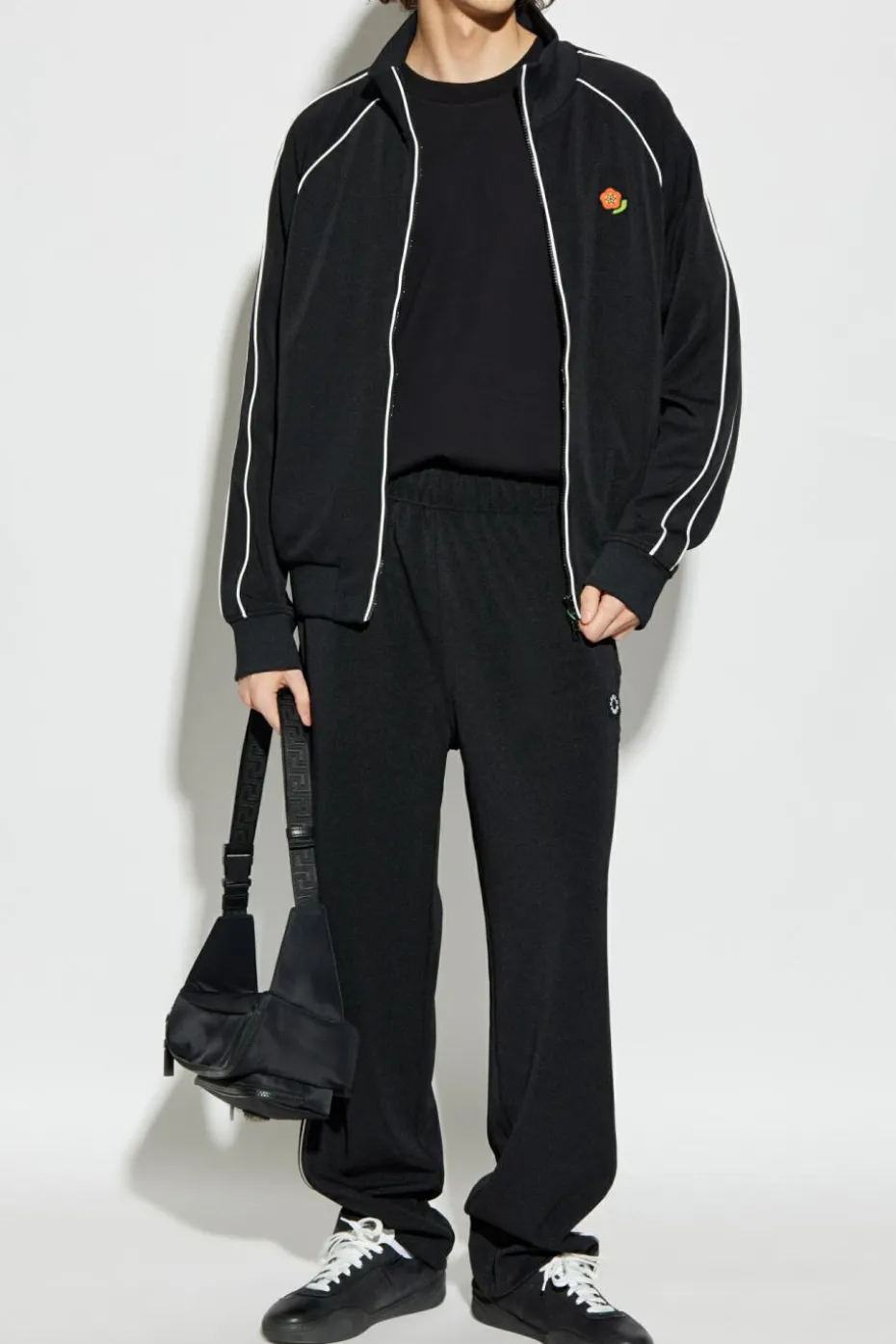 Kenzo CZARNY Spodnie dresowe