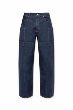 Kenzo GRANATOWY Jeansy z kieszeniami