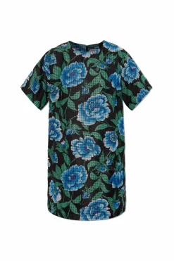 Kenzo MULTIKOLOR Sukienka z motywem kwiatowym